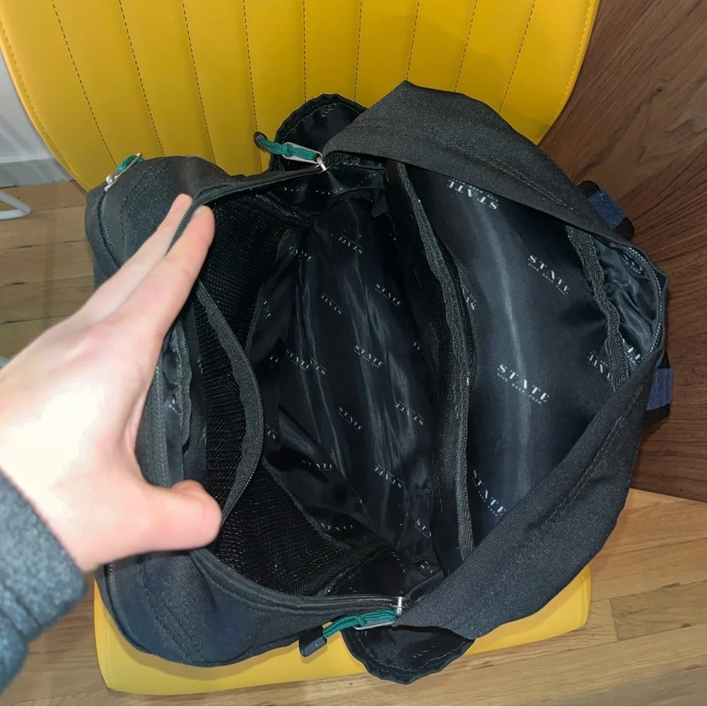 STATE Black Backpack with Blue Accents - Picture 7 of 9